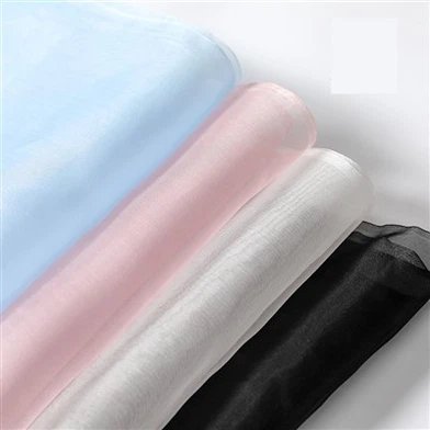 Tecido de seda chiffon em relevo