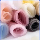 Tecido chiffon de cetim de seda